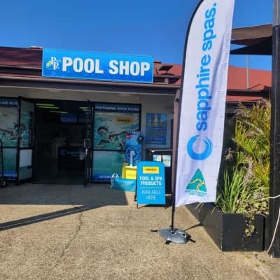 The Warner Pool Care shop exterior in Brendale, Queensland