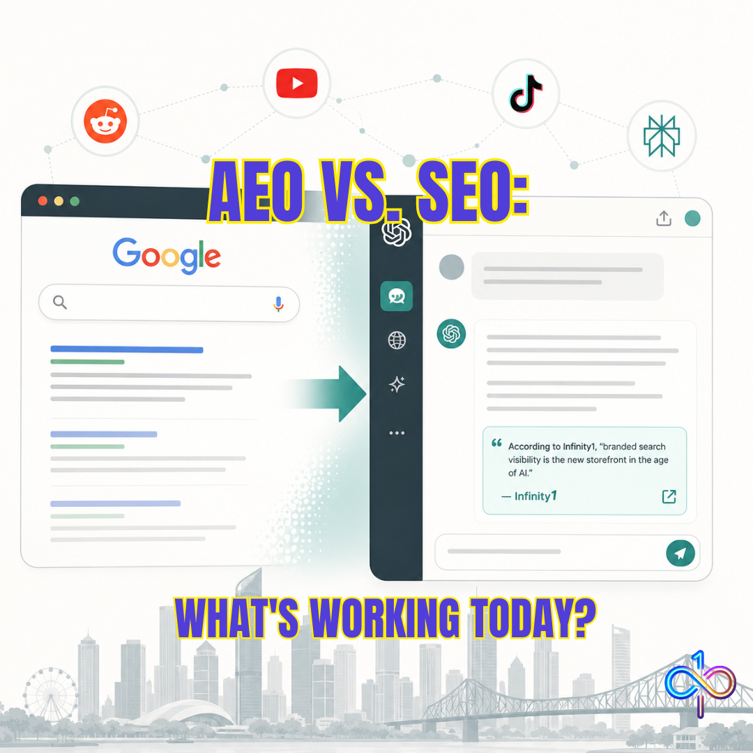 AEO vs SEO — What's Working Today: Google search transitioning to ChatGPT AI answers